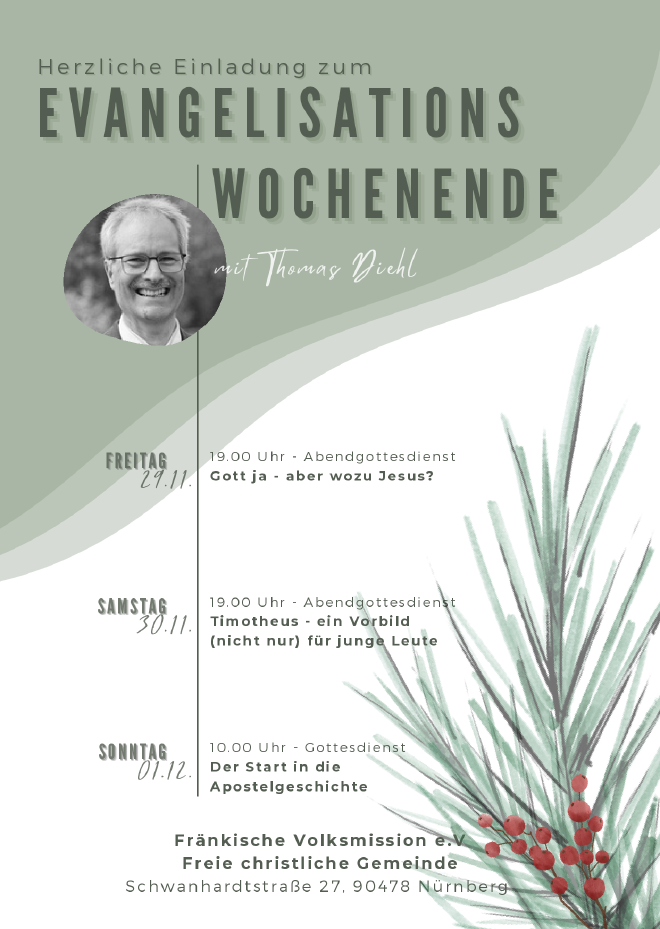 Flyer für die Evangelisation
